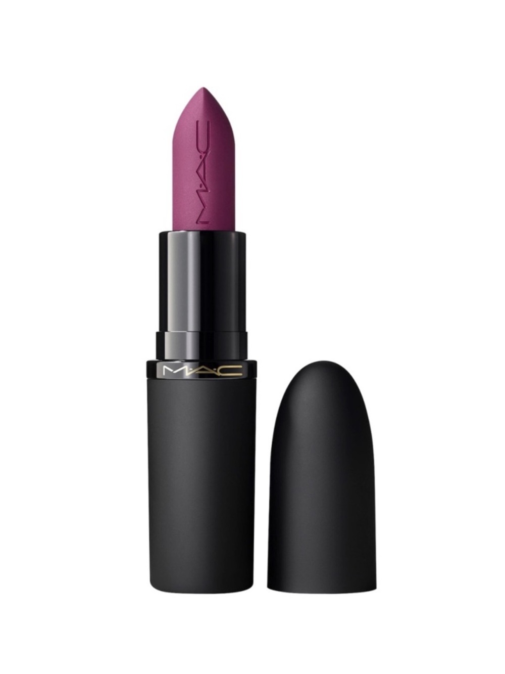 MAC Cosmetics Powder Kiss Soft Focus Hazy Matte Lipstick in On My Mind